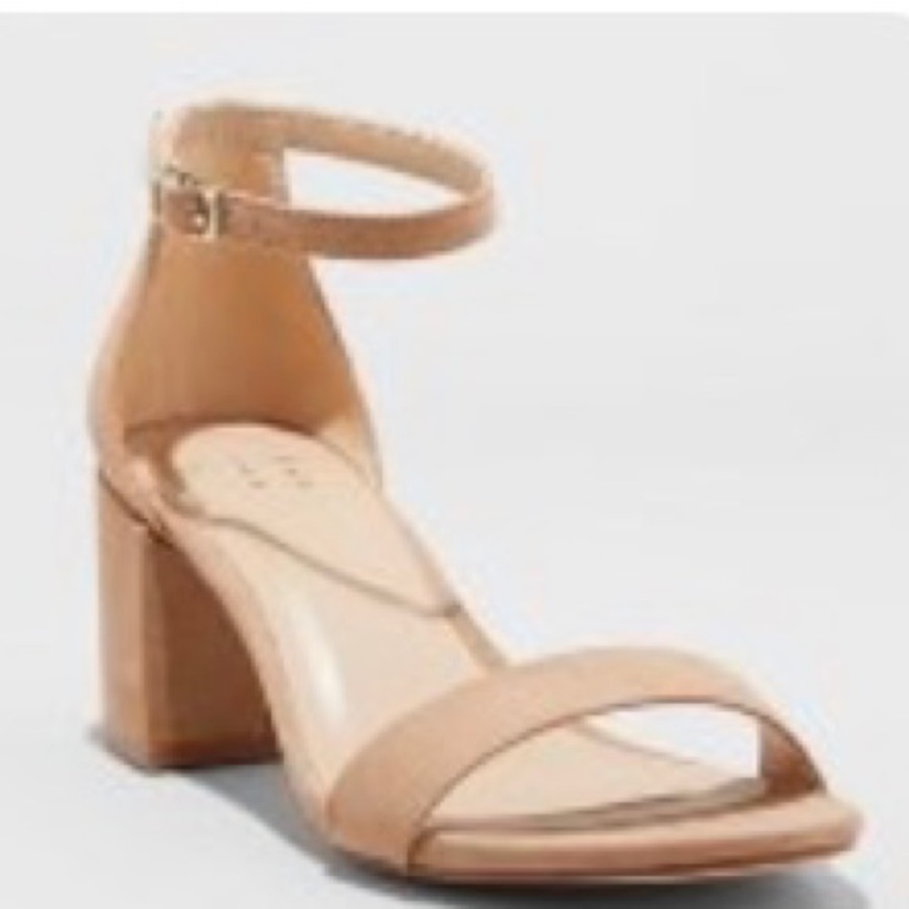 A New Day Nude Single Strap Sandals